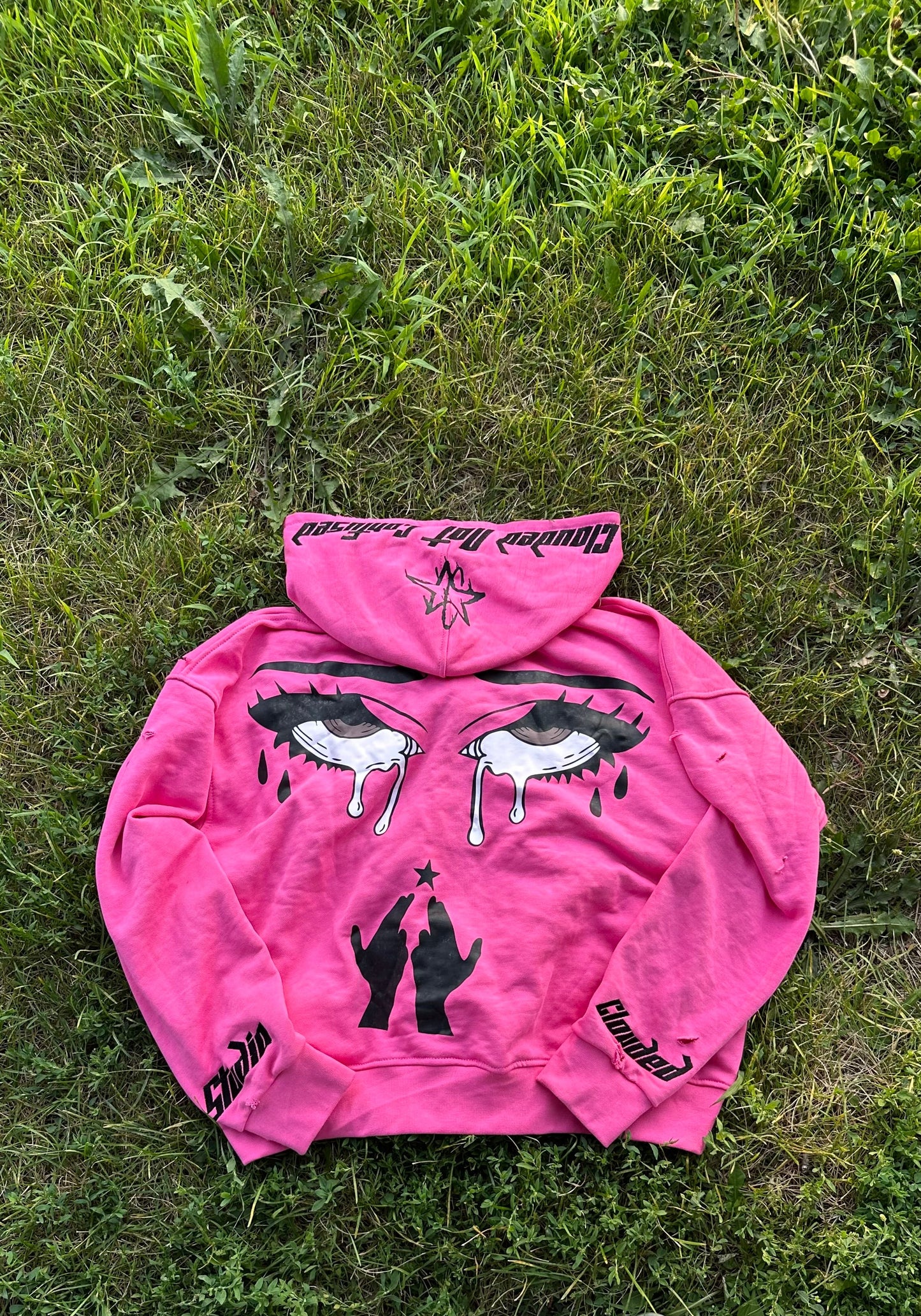 Clouded Studios Signature Midweight Zip Up Pre Order Pink