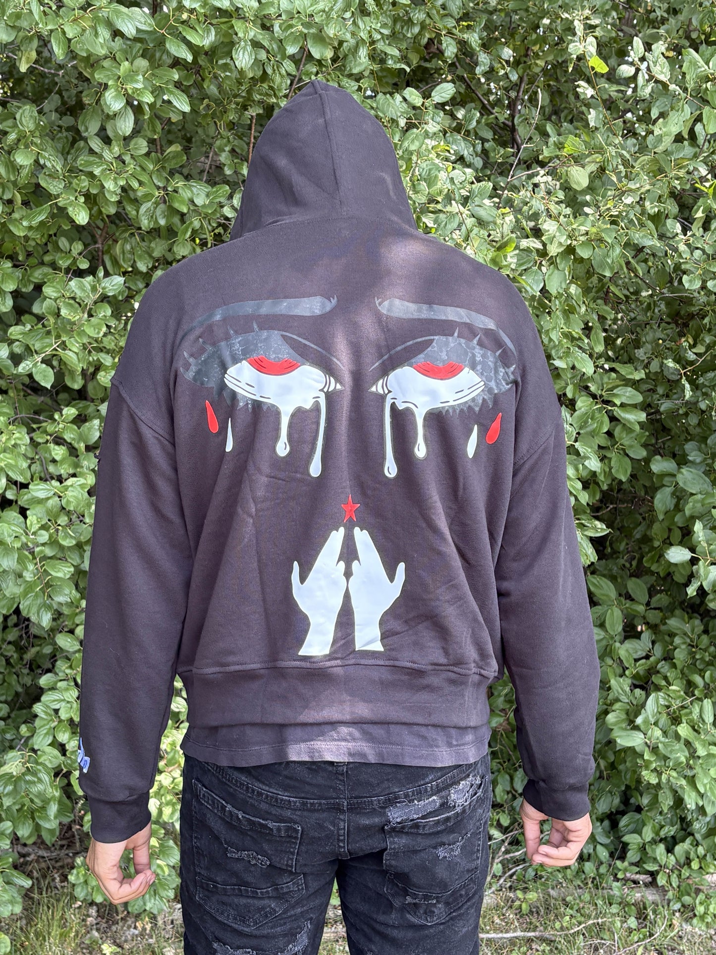 Clouded Studios Signature Midweight Zip Up Pre Order Black
