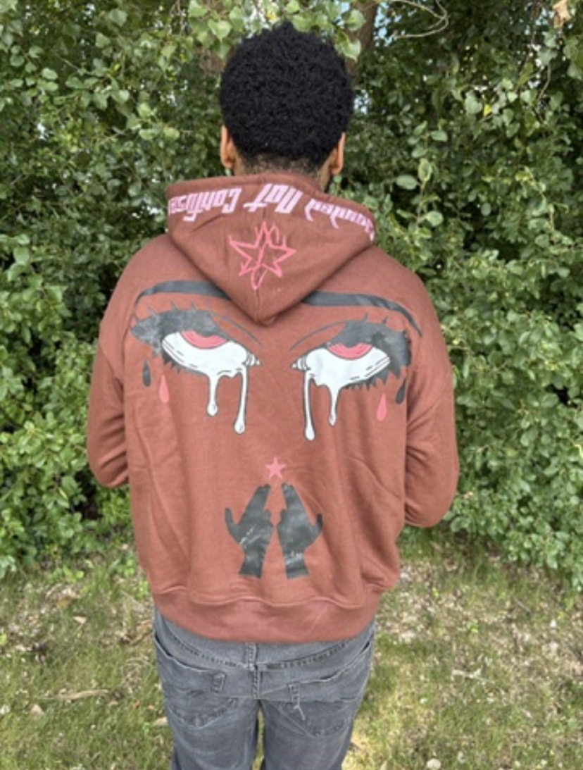 Clouded Studios Signature Midweight Zip Up Pre Order Brown