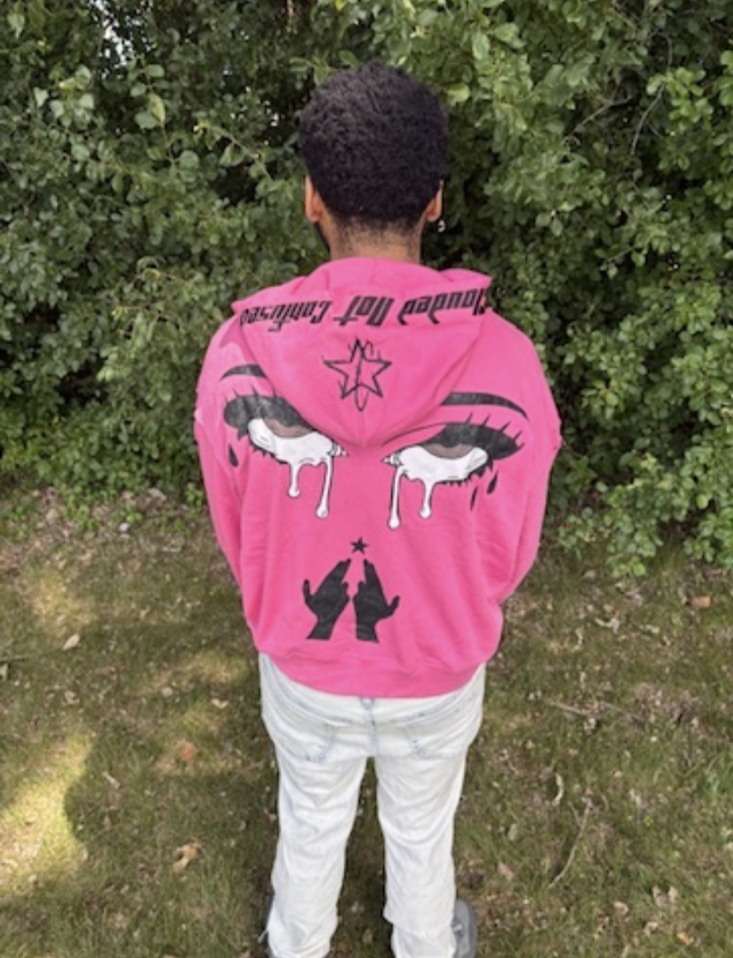 Clouded Studios Signature Midweight Zip Up Pre Order Pink