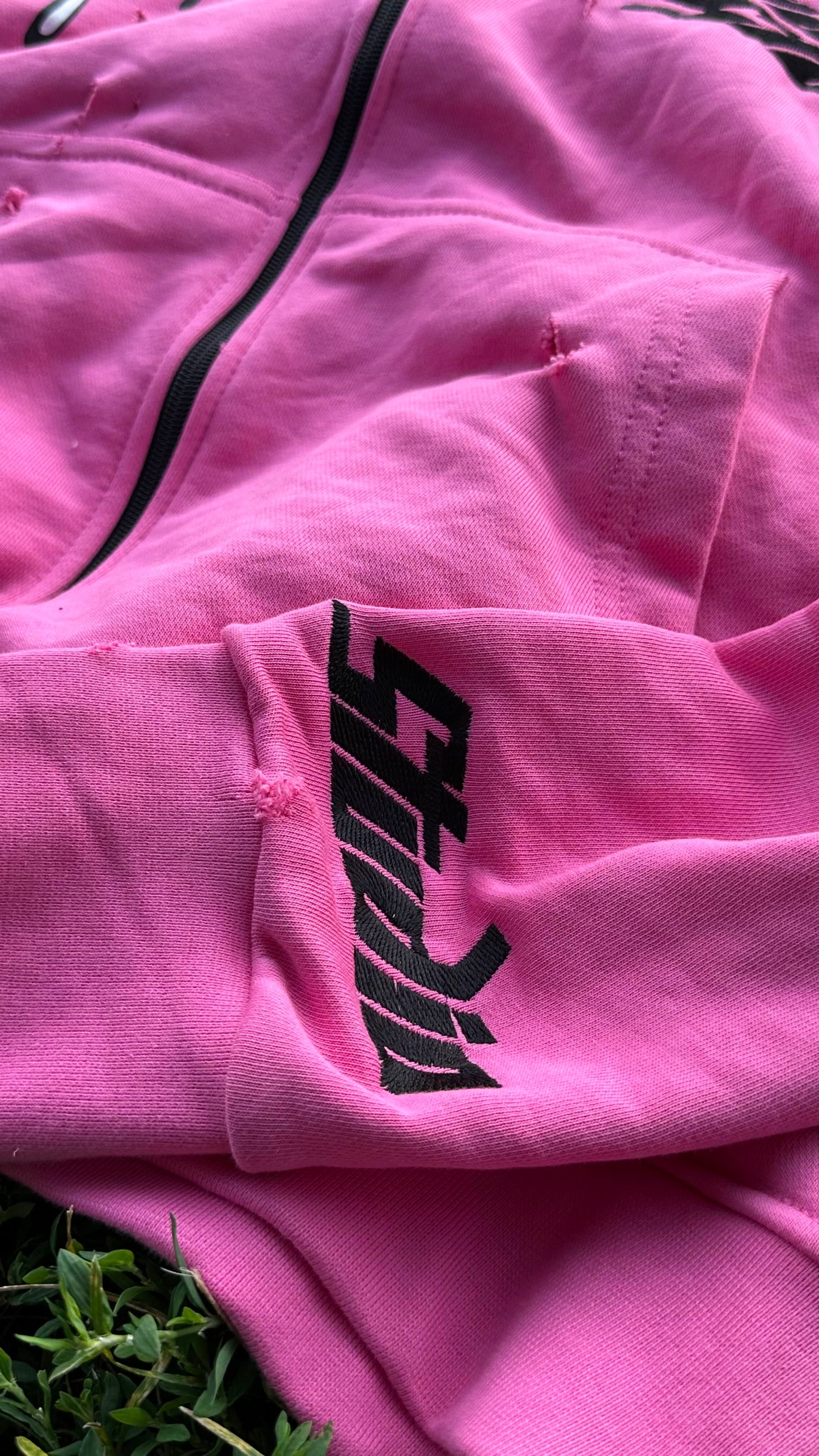 Clouded Studios Signature Midweight Zip Up Pre Order Pink