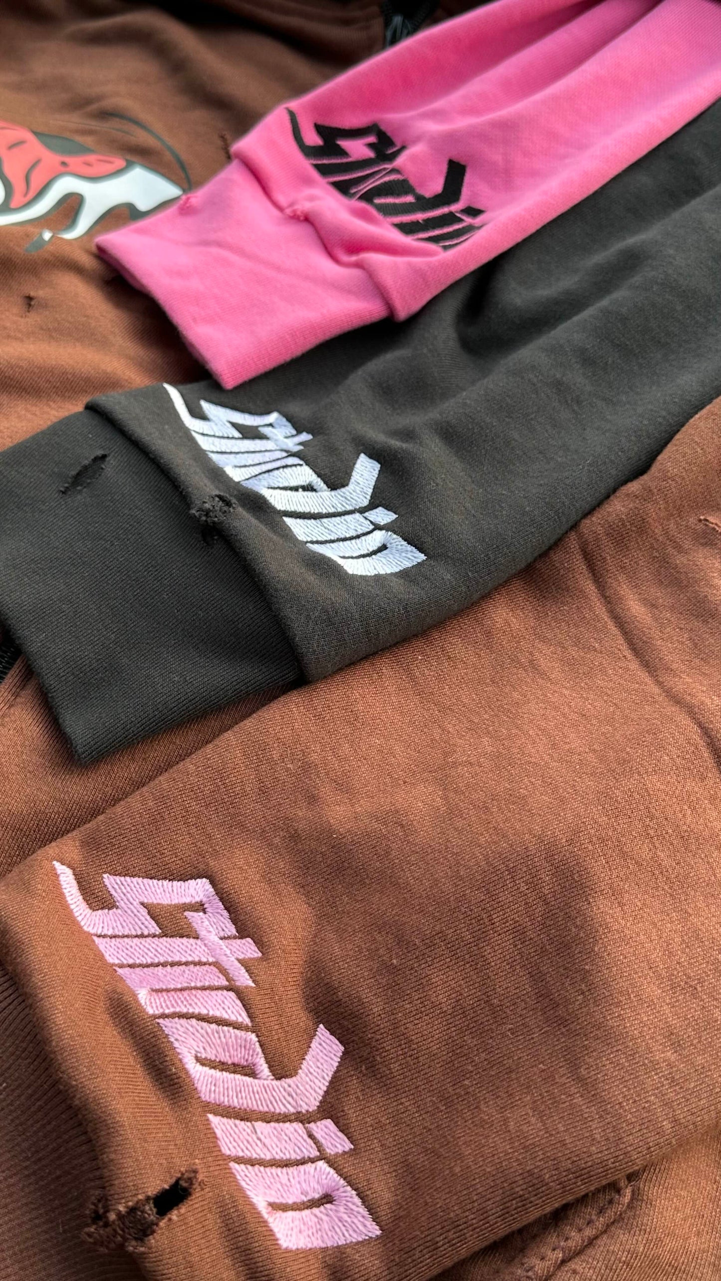 Clouded Studios Signature Midweight Zip Up Pre Order Brown